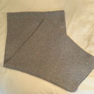Gray J Crew Knit Wide Scarf